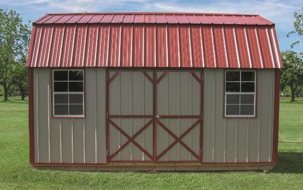 Lofted Garden Shed (metal)
